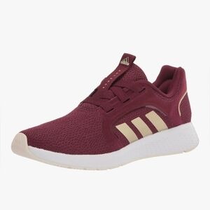 Adidas Edge Lux 5 running shoes In Maroon And Gold Size 8.5
